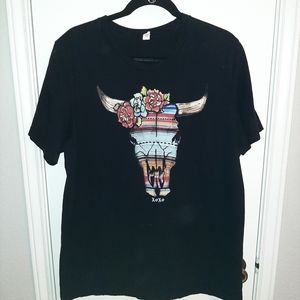 Cow skull t-shirt